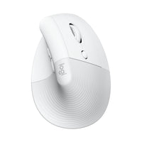 Logitech Lift Vertical Ergonomic Mouse - Off-White-Lift yourself up: When the desk life gets you down, lift yourself up with Logitech Lift Vertical Ergonomic Mouse, a great fit for small to medium right hands