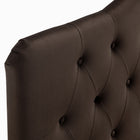Modway Annabel Stain-Resistant Performance Velvet Queen Headboard - Chocolate Brown-7