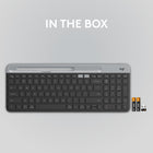 Logitech K585 Slim Multi-Device Wireless Keyboard - Graphite-1 Year Limited Manufacturer Warranty
