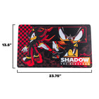 Kess Modern Sonic Shadow Playmat-Non-slip rubber backing helps keep the mat stable during intense matches and tournaments