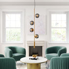 Zuo Zatara Ceiling Lamp - Brass-MAX 25W G50 shape E12 socket Light Bulb x4 (Not Included)