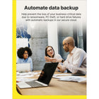 Norton Small Business Premium, Business Cybersecurity with Antivirus - 10 Devices - 1 Year Subscription [Digital Download]-Automate data backup: Help prevent the loss of up to 500GB of your critical data due to ransomware, PC theft, or hard drive failures with automatic backups in our secure cloud.