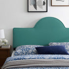 Modway Dawn Performance Velvet King/California King Headboard - Teal-5 Mounting Positions
