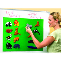 Educational Insights Quick Stick Instant Flannel-Adheres to any magnetic surface, including classroom whiteboards
