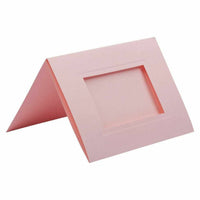 JAM Paper - Cartes photo A7 - 5 po x 7 po, rose pâle, paquet de 100-Couleur : cartes photo rose pâle/rose tendre avec ouverture.