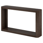 Hudson&Canal - Console Kellan 52" L - Brun aulne-Le plateau de table et l'étagère inférieure ont tous deux une capacité de poids de 50 lb