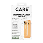 PanzerGlass CARE Clear Urban Explorer MagSafe Case for iPhone 17 Pro Max - White Ring-Enhanced camera protection. MagSafe compatible