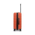 Swiss Mobility QUAD 26.25" ABS/PC Hardside Medium Check-in Luggage - Orange-Reinforced top handles 