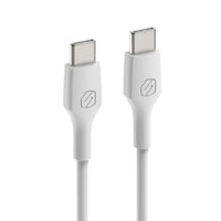 Scosche USB-C to USB-C Charging Cable - 10' - White-60w USB-C power delivery fast charging - supports up to 60w / 3a output for rapidly charging USB-C smartphones, tablets, laptops, power banks, and other compatible devices
