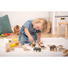 TickiT - Blocs en bois représentant des animaux sauvages - Lot de 15-7