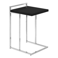 Monarch Specialties - 3640 Table D'Appoint - 25 po H/Noir/Metal Chrome-1