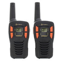 Cobra ACXT145 Compact 22-Channel Two-Way Radio - 16-mile Range - 2 Pack-Compact and lightweight two-way radio with up to 16-mile range
