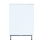 Manhattan Comfort Brighton 60" Modern TV Stand - White-Classy Sleek Design to Enhance your Living Environment
