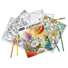 Crayola Wildflower Adult Colouring Book-Perforated colouring pages: Each 8.5 x 11" colouring page is perforated making it easy to display once you've detailed it with colour