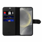 Blu Element - Coque Folio 2 en 1 Galaxy S25 - Noire-Coque de protection détachable magnétiquement