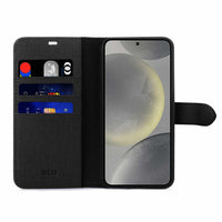 Blu Element - Coque Folio 2 en 1 Galaxy S25 - Noire-Coque de protection détachable magnétiquement