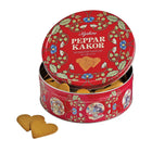 Nyakers - Biscuits Suédois en Forme de Cœurs au Pain d'Épices dans une Boîte Rouge - 400 g-Infiniment légers et croustillants, avec une saveur qui trouve le parfait équilibre entre douceur et épices