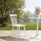 Zuo Zeilen Dining Chair - White - Set of 2-Dimensions: 23.2" L x 18.3" W x 34.6" H