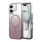AXS - Crystal Shield Étui D3O fabriqué avec du plastique recyclé MagSafe compatible pour Apple iPhone 16 - Nu Dégradé Dégradé-Design minimaliste offrant une protection contre les chutes de 6 pieds