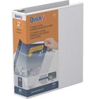 Reliure de présentation Davis Group à anneaux en D et insertion rapide, 2 po, blanche-Reliure personnalisable à superposition, blanche, contient 500 feuilles de papier, pour papier de format 8.5  pox11