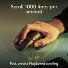 Logitech MX Keys S Combo for Mac - Wireless Keyboard & Mouse with Palm Rest, Backlit Keyboard, Fast Scroll - Space Grey-Scroll 1,000 Lines Per Second: Logitech MX Master 3S wireless mouse with Magspeed, Logitech’s fastest and most precise scroll wheel with an 8K DPI sensor that tracks anywhere, even on glass