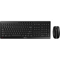 Cherry Stream Desktop Wireless Keyboard & Mouse Combo - Black-Super silent keystroke