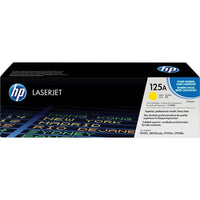 HP 125A (CB542A) Yellow Original LaserJet Toner Cartridge-Standard toner cartridge yields up to 1400 pages