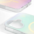 Ideal of Sweden Clear Compatible with MagSafe Mid Case for iPhone 17 - Shimmer-Compatible with IDEAL's wireless chargers