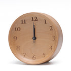 Nexten Pro - Horloge de table en bois avec chiffres-Bois de hêtre allemand de qualité supérieure
