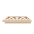 Nexera Marconi Platform Bed Frame - Queen Size - Natural Blonde Oak-Versatile Silhouette: Rectangular shape complements various decor styles