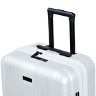 Champs Marquis 3 Piece Luggage Set - White-Built-in TSA lock. Recessed TSA approved locks for added safety
