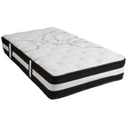 Flash Furniture - Matelas Capri Comfortable avec mousse de 12 pouces et à ressorts ensachés, à une place en boîte-Matelas à une place