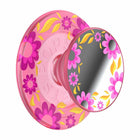 PopSockets PopGrip for MagSafe Round with Adapter Ring - Pink Relief-For non-MagSafe© Cases: use the included universal magnetic adapter ring (sticks to smooth, hard, flat, non-silicone cases)<br />Easily swap the top to change your style