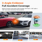 Vantrue N4 Pro S 4K 3-Channel Front, Inside and Rear Dash Cam with 64 GB SD Card-Advanced imaging system improves license plate recognition accuracy in difficult lighting environments