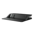 Fellowes - Poste de travail assis-debout Lotus DX - Noir-Innovant : La gestion des câbles et les prises USB pour la recharge des périphériques permet à l’ensemble de votre espace de travail de se déplacer librement avec vous