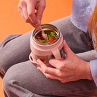 b.box Insulated Food Jar - Blush Crush-Made from stainless steel, PP and silicone, Free from BPA