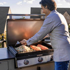 Blackstone 28" 3-Burner Drop-In Griddle with Hood and Propane-Ready Configuration-Propane ready configuration