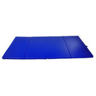 Soozier Folding Gymnastics Tumbling Mat - Exercise Mat with Carrying Handles for Yoga - MMA - Martial Arts - 4' W x 8' L x 2" D-Cartwheel mat perfect for tumbling, exercise programs, pilates, stretching, yoga, martial arts, gymnastics, daycare activities, and more 