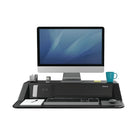 Fellowes - Poste de travail assis-debout Lotus DX - Noir-Protection : La technologie antibactérienne MicrobanMD offre une protection efficace et durable contre les bactéries