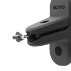 Kanto Universal Satellite Speaker Wall Mount Brackets - Black-5 Years Limited Manufacturer Warranty