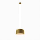 Modway - Avenue 1-Lumière Lumière suspendue - Laiton en satin-Auvent à plafond rond