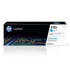 HP 410X (CF411X) Cyan High Yield Original LaserJet Toner Cartridge-HP 410X toner cartridges work with: HP colour LaserJet Pro M377, M452, M477