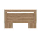 Nexera - Tête de Lit Queen Malibu en Chêne Brun-Style moderne : Améliorez la décoration de votre chambre avec une tête de lit contemporaine aux lignes épurées et au design minimaliste