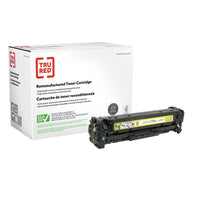 TRU RED CC532A HP 304A Remanufactured Toner Cartridge - Standard Yield - Yellow-Yields up to 2800 pages per standard cartridge