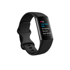 Google Fitbit Charge 6 Fitness Tracker - Obsidian/Black Aluminum-24/7 Heart Rate Tracking