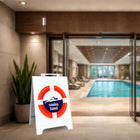 Futech - Panneau sandwich double face en PVC - 61 x 91 cm - Blanc-Structure légère et résistante aux intempéries, facile à installer, à déplacer et à mettre à jour selon vos besoins promotionnels.