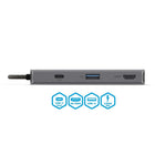 BlueDiamond - Concentrateur USB-C 3-en-1 Slim - 100 W PD-1 port USB 3.0 Gen 1 : Offre des vitesses de transfert de données ultra-rapides allant jusqu'à 5 Gbps