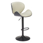 Zuo Meyane Barstool - Grey-Ergonomic and supportive footrest