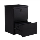 Koss 2-Drawer Vertical Filing Cabinet - Espresso-Durable Espresso laminate finish