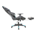 TygerClaw Fabric Gaming Chair with Lumbar Pillow and Leg Rest-Equipped with a lumbar pillow, providing essential support to the lower back during extended gaming sessions